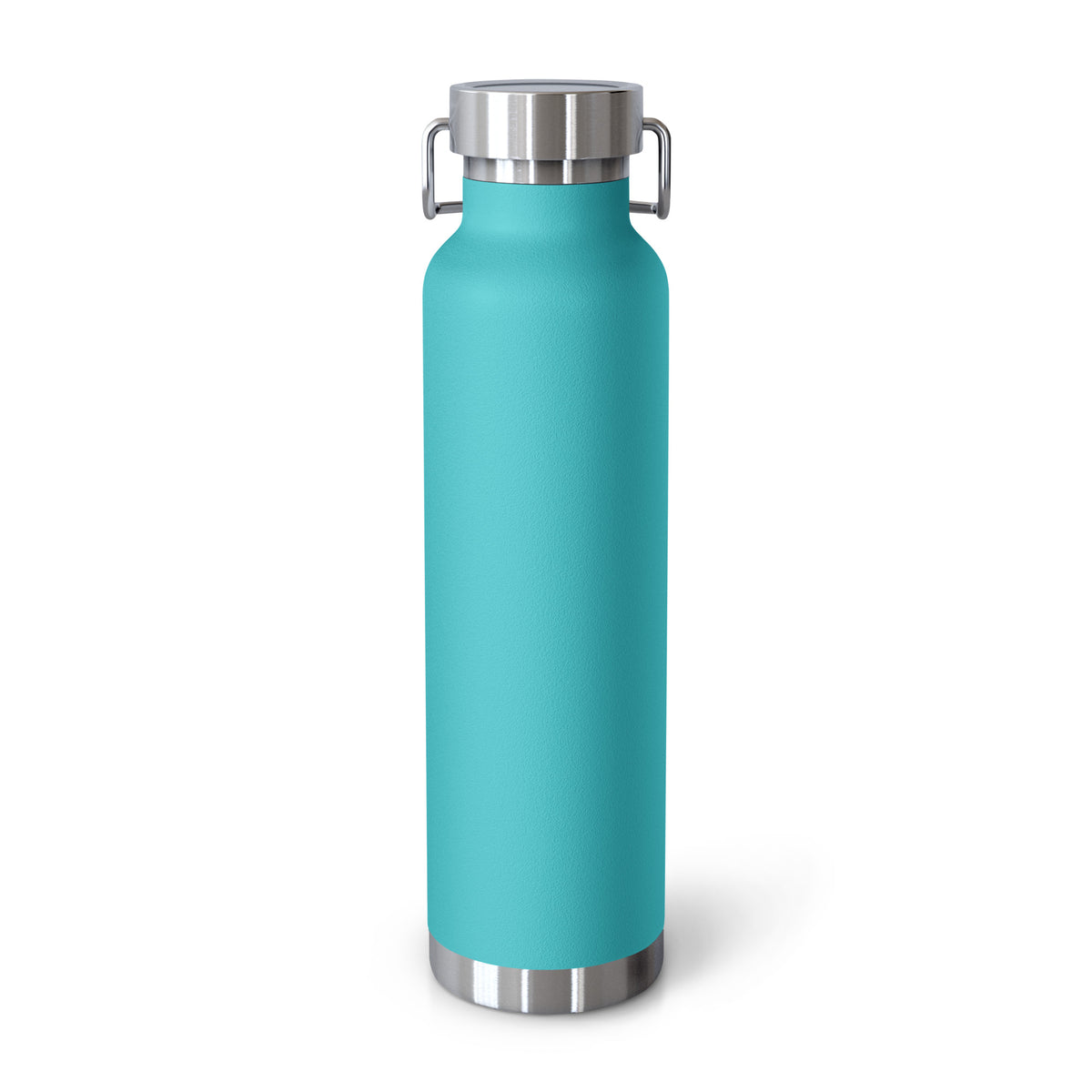 copper insulated water bottle with croquet graphics