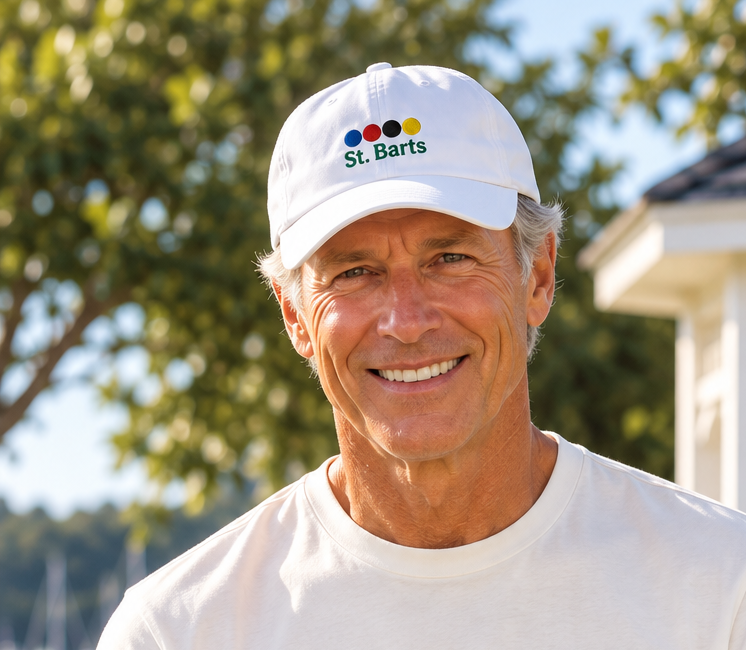 Under Amour hat with 4 croquet balls logo