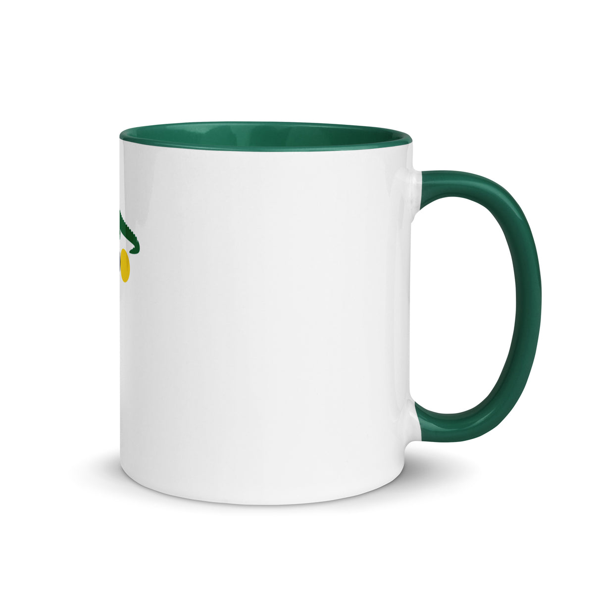 ceramic mug with croquet logo