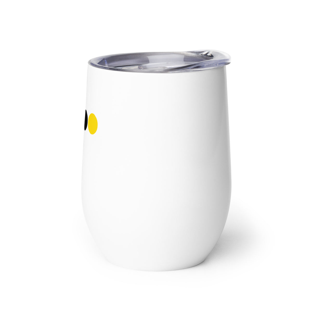 wine tumbler with croquet graphic