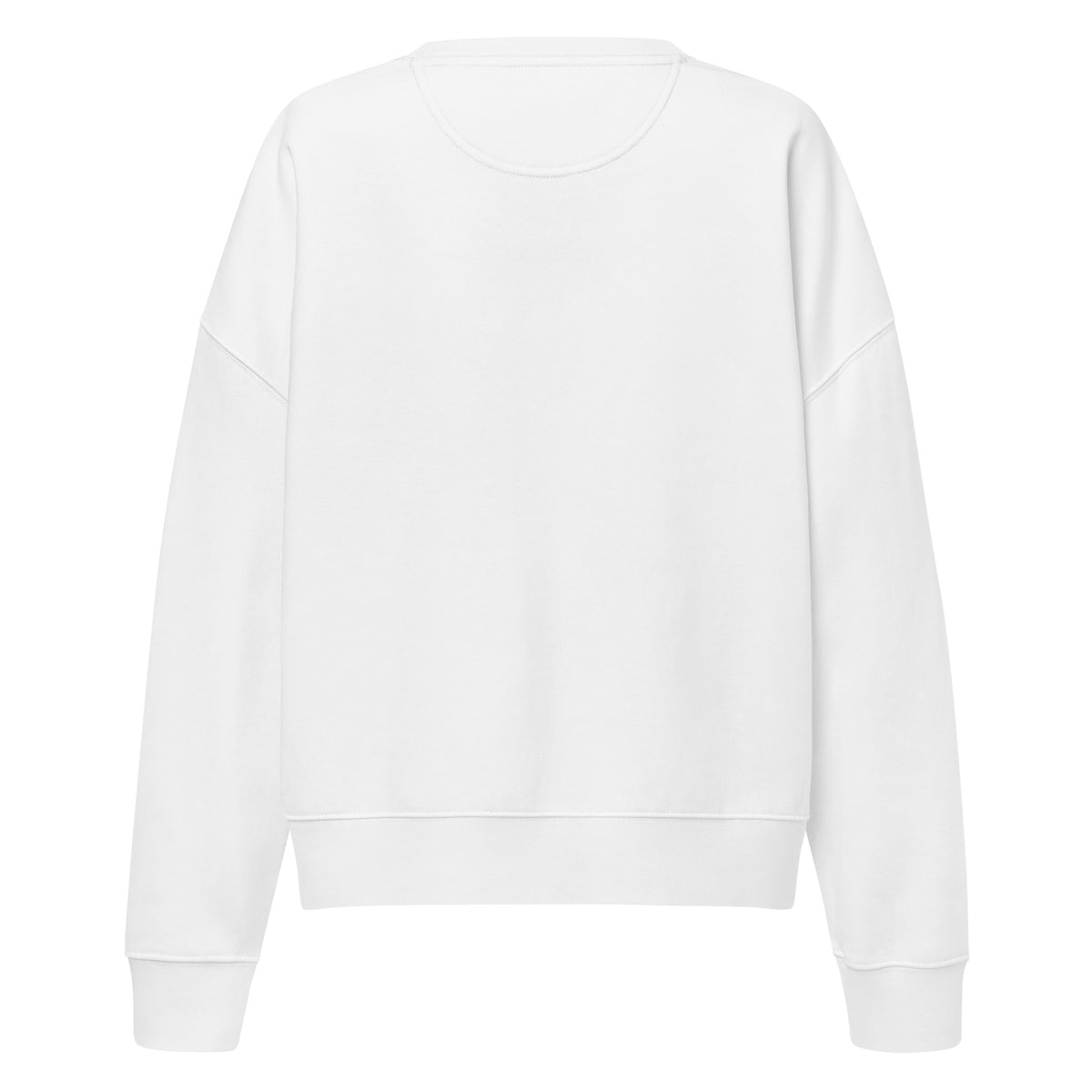 women's crew neck sweat with croquet graphic