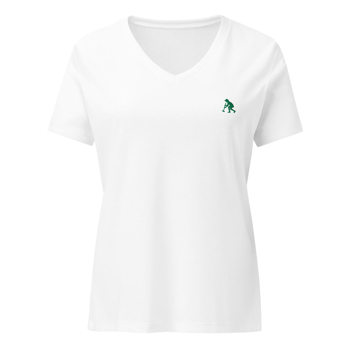 v-neck with croquet logo